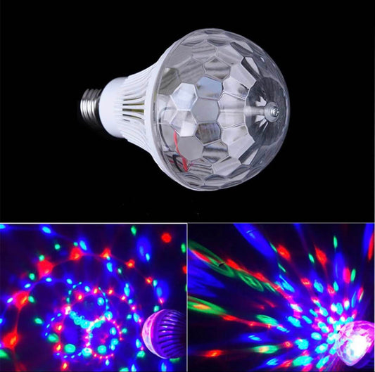 MUTI COLOR LED ROTATING PARTY BULB